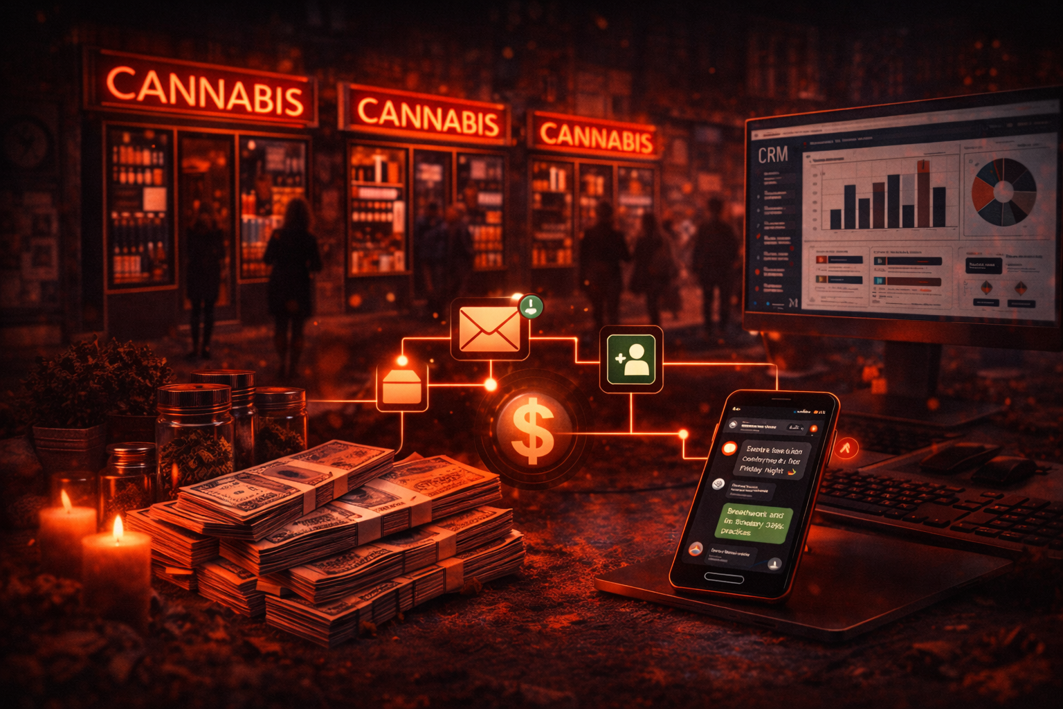 Caso studio: come abbiamo costruito un ecosistema da 70.000 € al mese con 3 negozi di cannabis legale a Roma